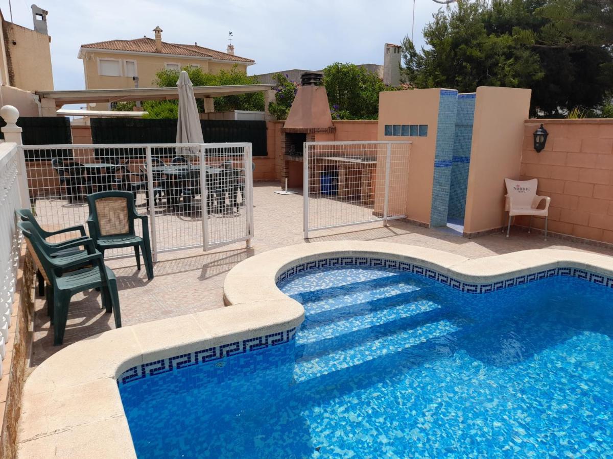 Chalet Muy Cerca De La Playa Con Piscina Privada Dehesa de Campoamor  外观 照片